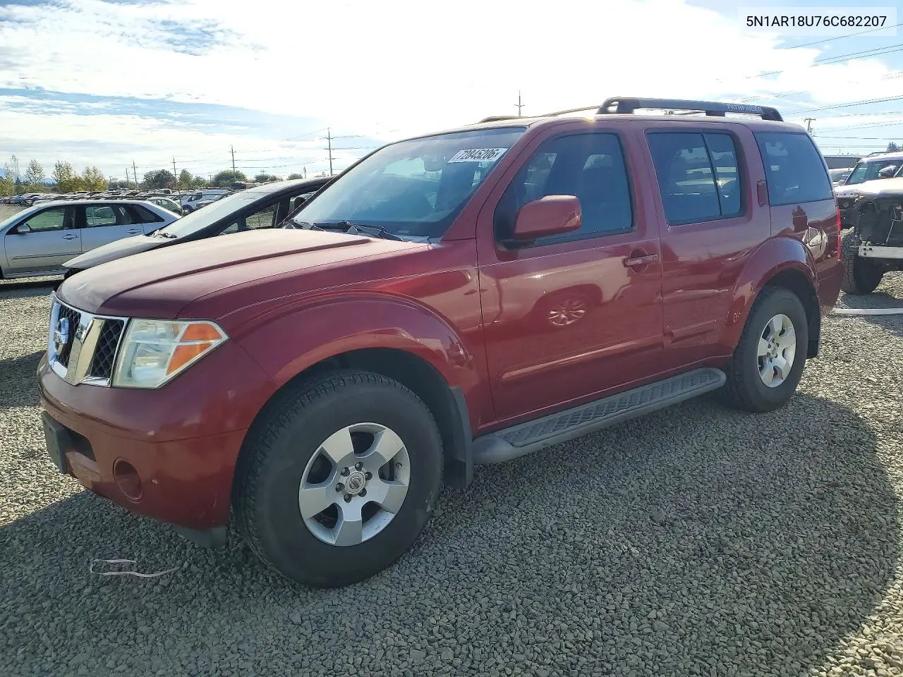 NISSAN PATHFINDER 2006, VIN 5N1AR18U76C682207