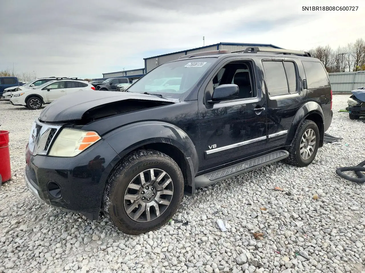 NISSAN PATHFINDER 2008, VIN 5N1BR18B08C600727