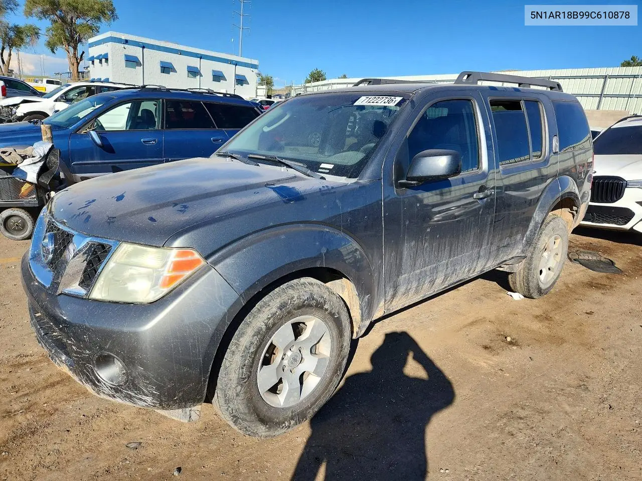 NISSAN PATHFINDER 2009, VIN 5N1AR18B99C610878