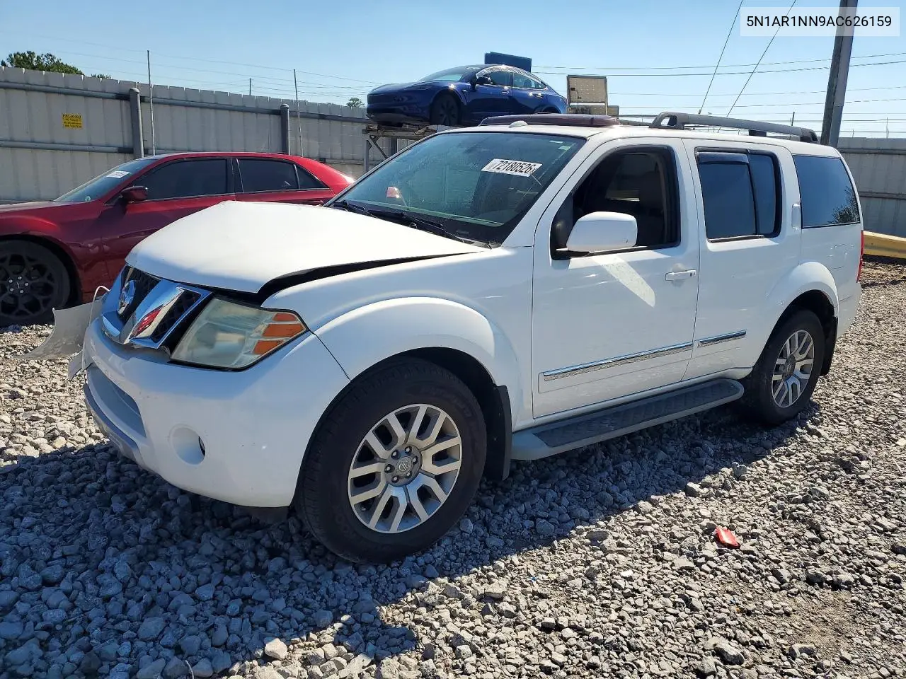 NISSAN PATHFINDER 2010, VIN 5N1AR1NN9AC626159