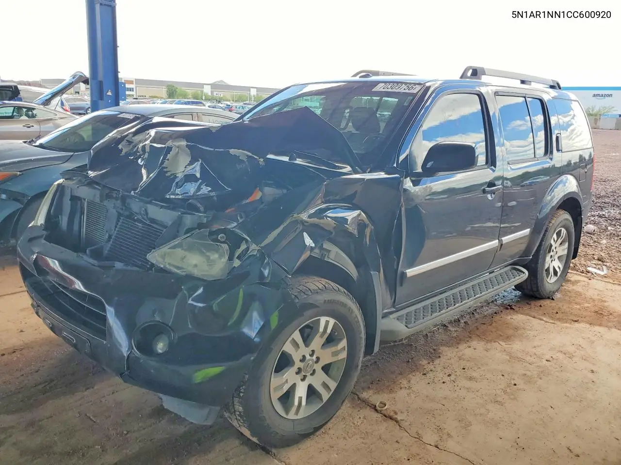 NISSAN PATHFINDER 2012, VIN 5N1AR1NN1CC600920