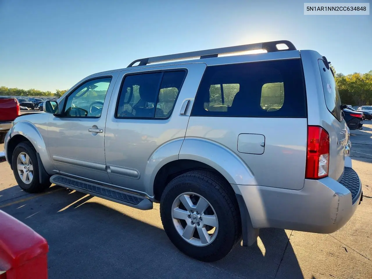 2012 NISSAN PATHFINDER VIN 5N1AR1NN2CC634848 — фото 2