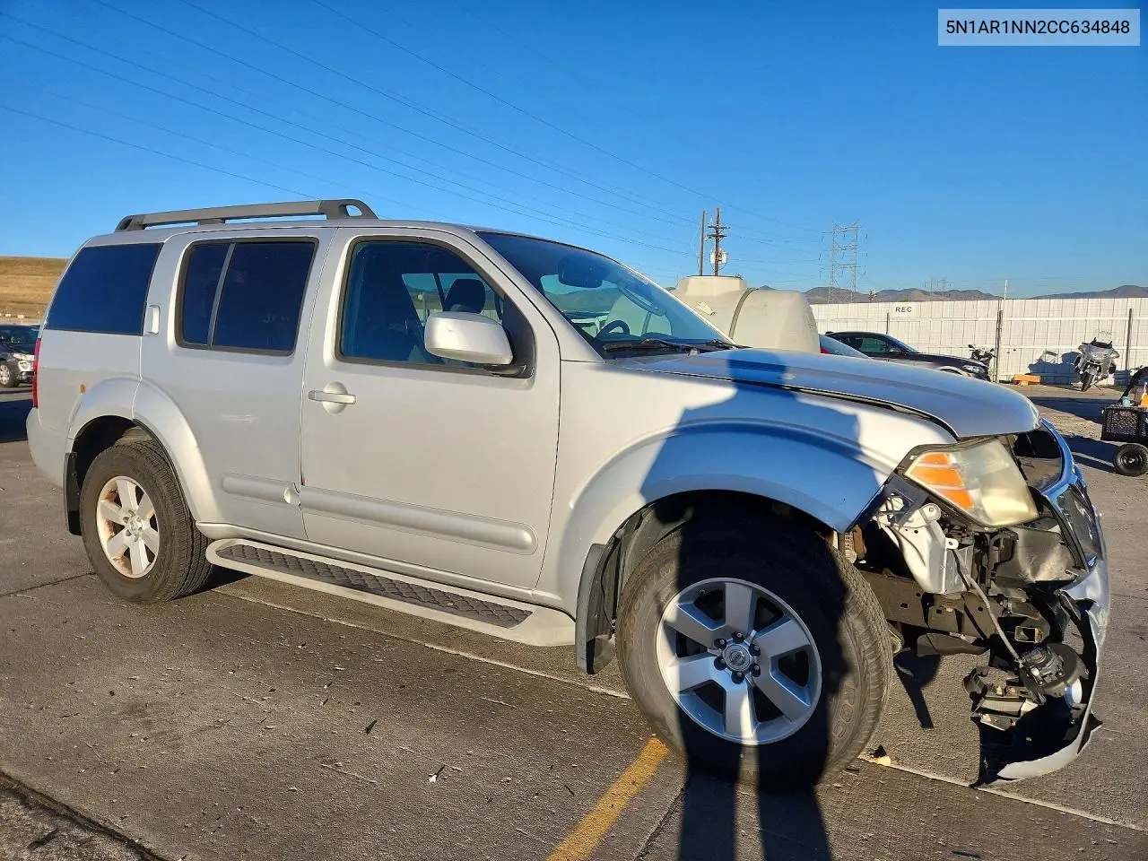 2012 NISSAN PATHFINDER VIN 5N1AR1NN2CC634848 — фото 4