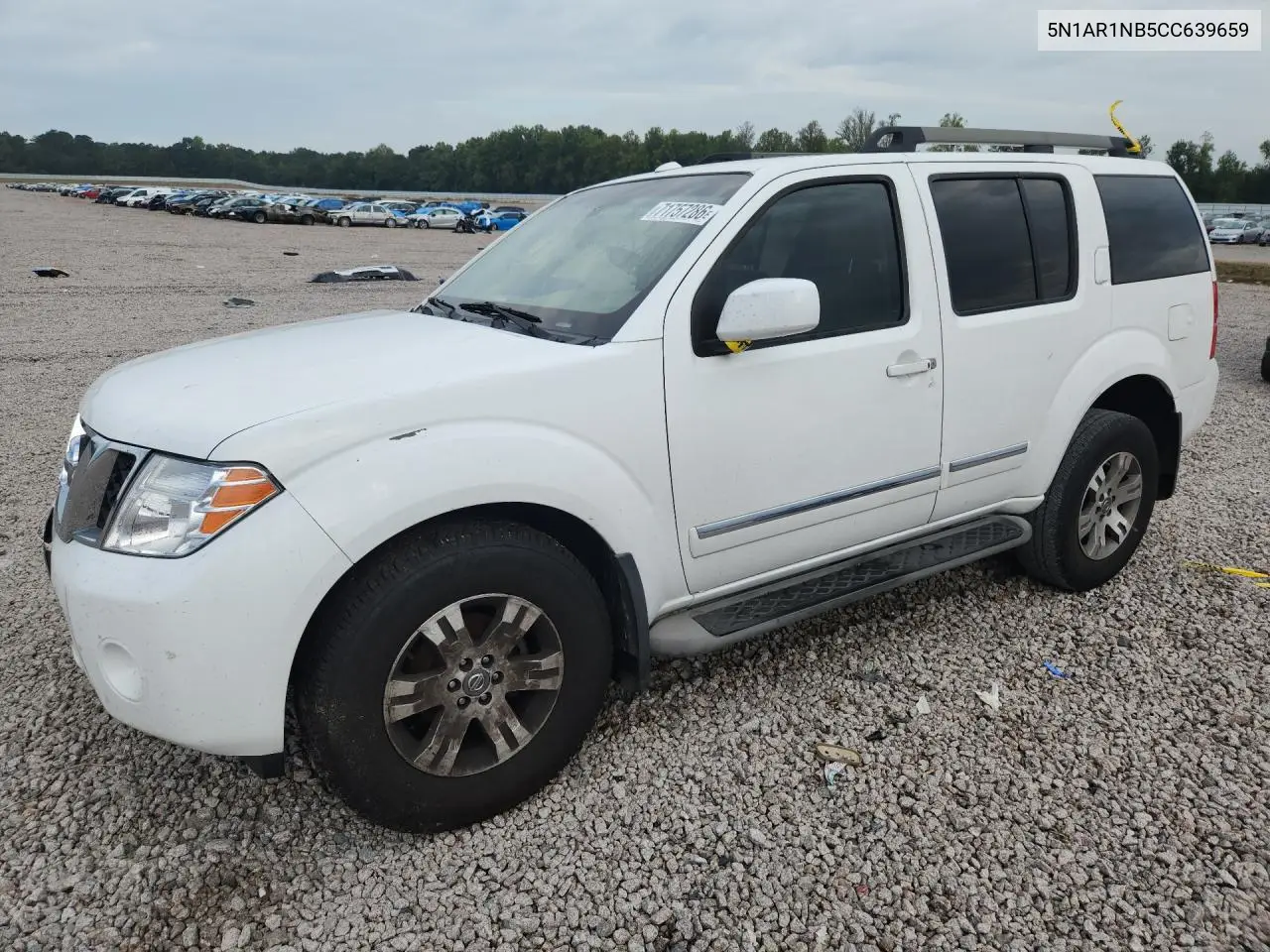 NISSAN PATHFINDER 2012, VIN 5N1AR1NB5CC639659