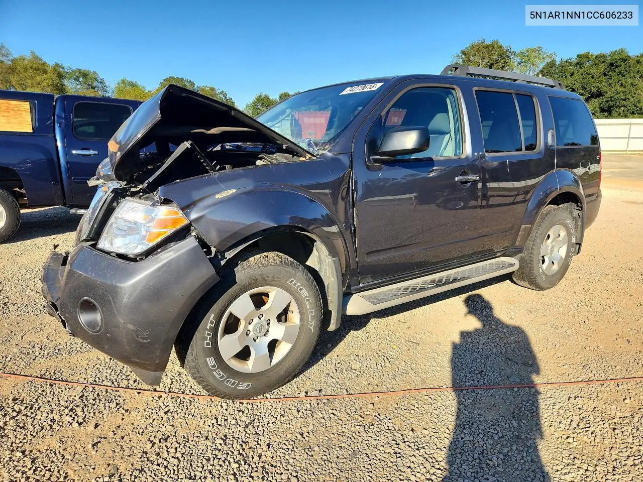 NISSAN PATHFINDER 2012, VIN 5N1AR1NN1CC606233