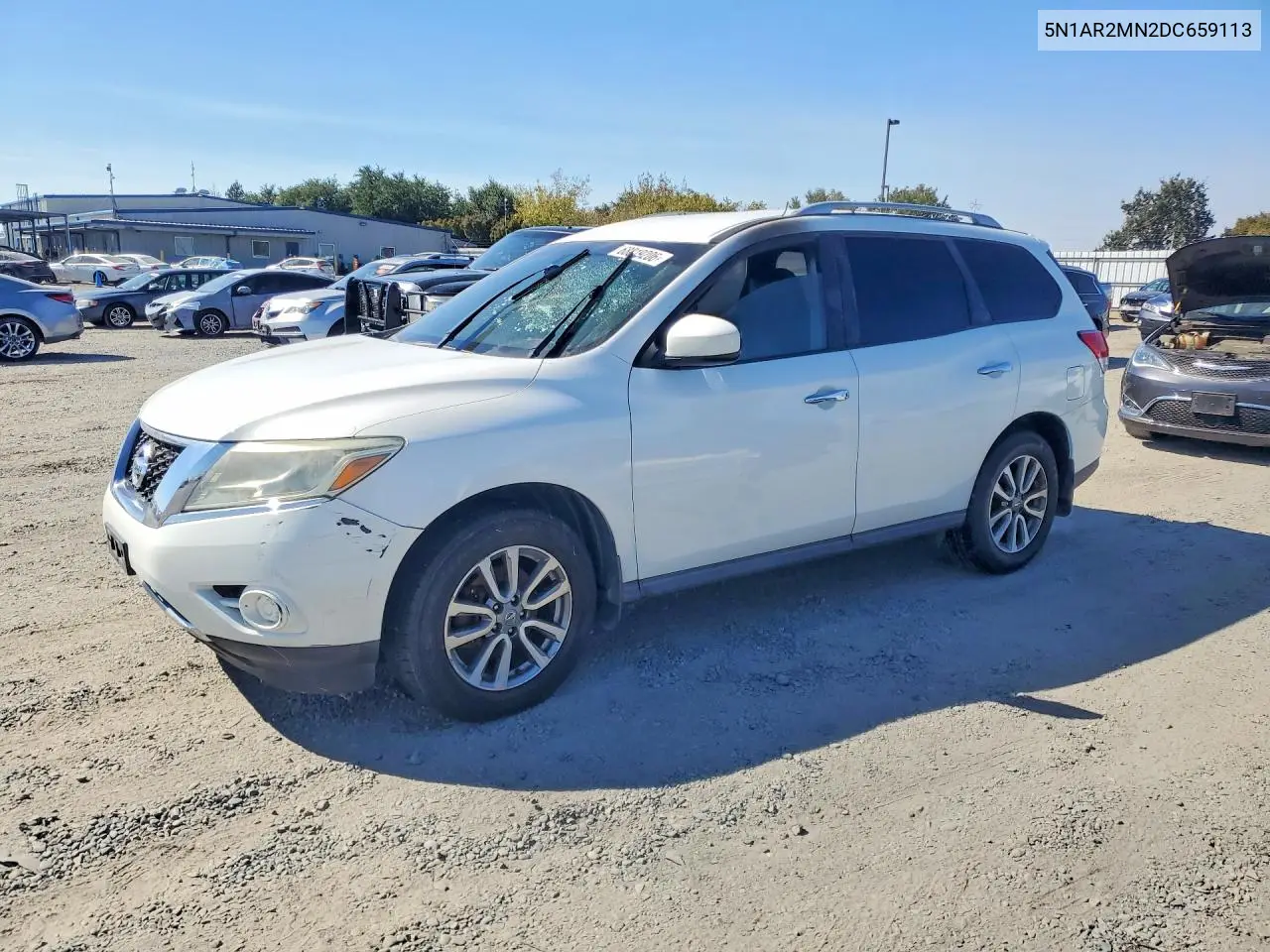 NISSAN PATHFINDER 2013, VIN 5N1AR2MN2DC659113