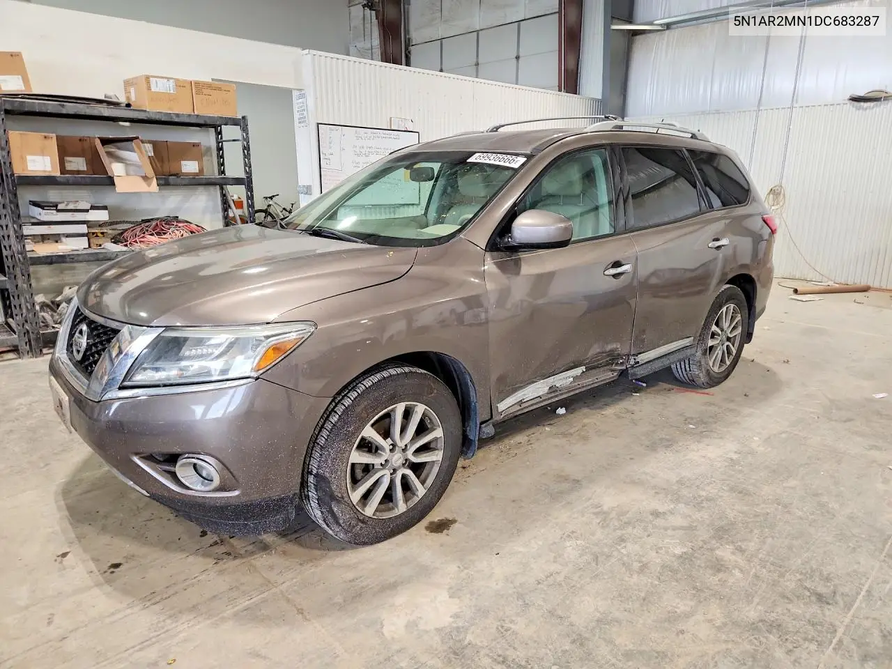 NISSAN PATHFINDER 2013, VIN 5N1AR2MN1DC683287