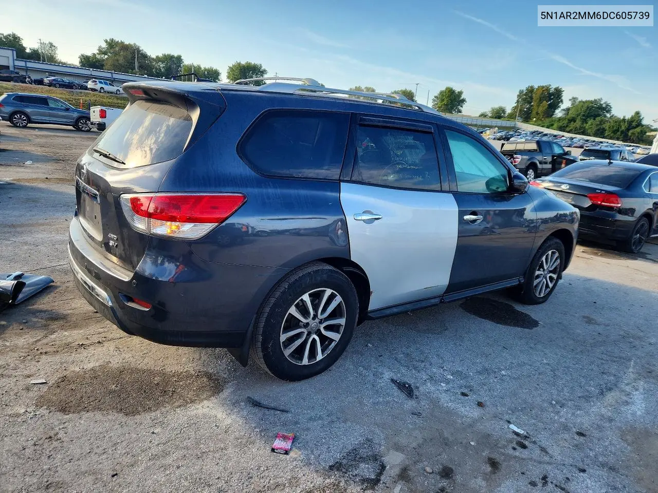 2013 NISSAN PATHFINDER VIN 5N1AR2MM6DC605739 — фото 3