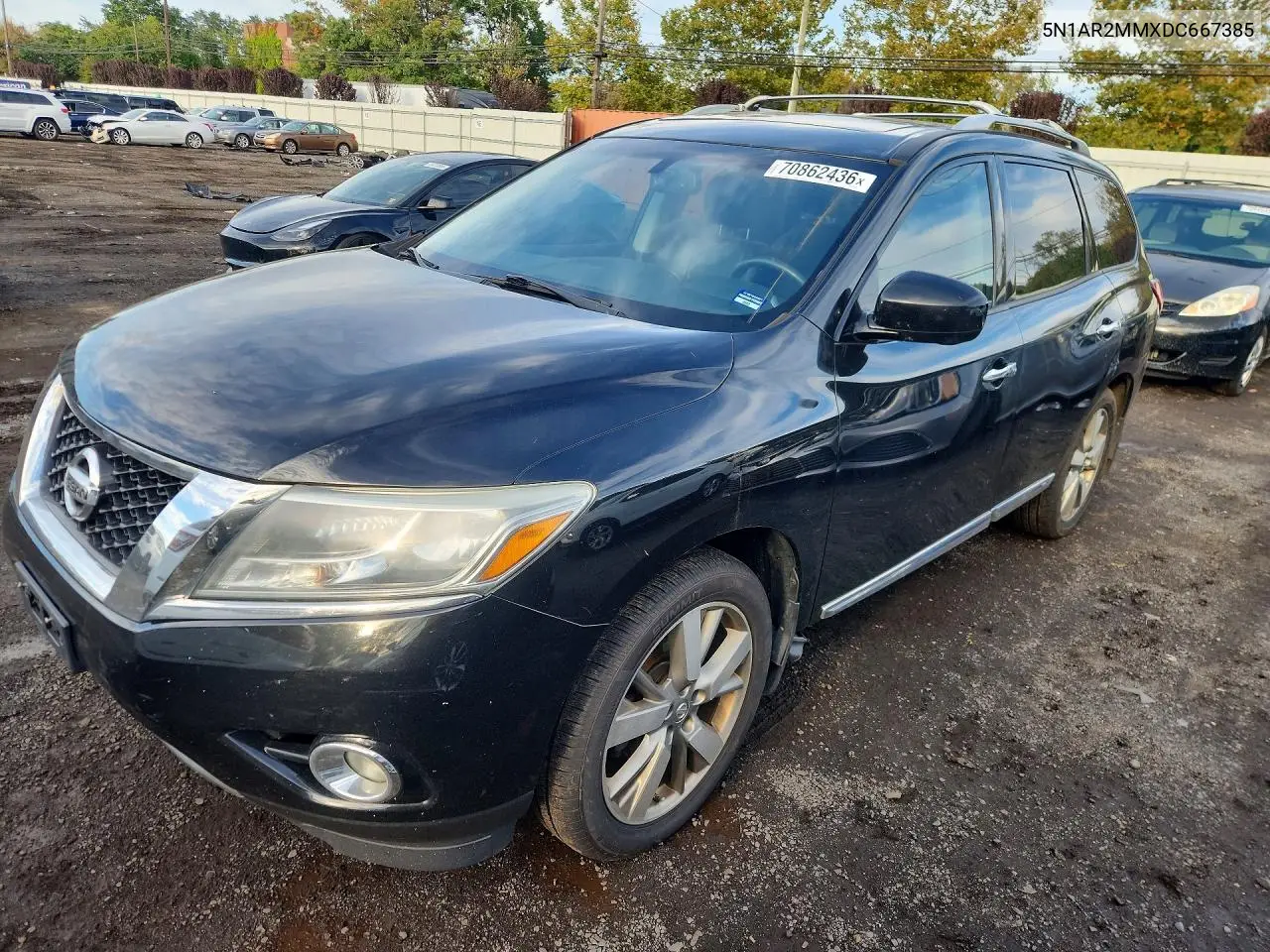 NISSAN PATHFINDER 2013, VIN 5N1AR2MMXDC667385