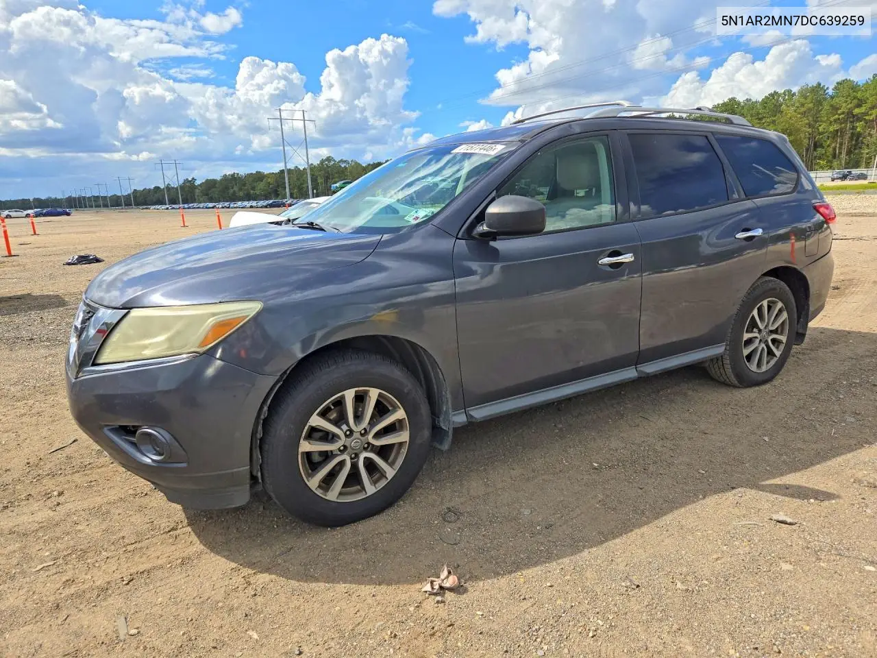 NISSAN PATHFINDER 2013, VIN 5N1AR2MN7DC639259