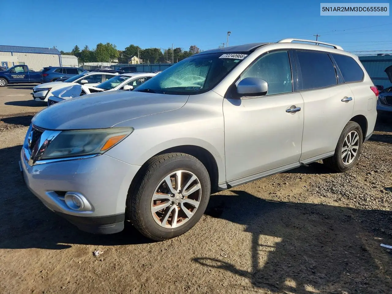 NISSAN PATHFINDER 2013, VIN 5N1AR2MM3DC655580