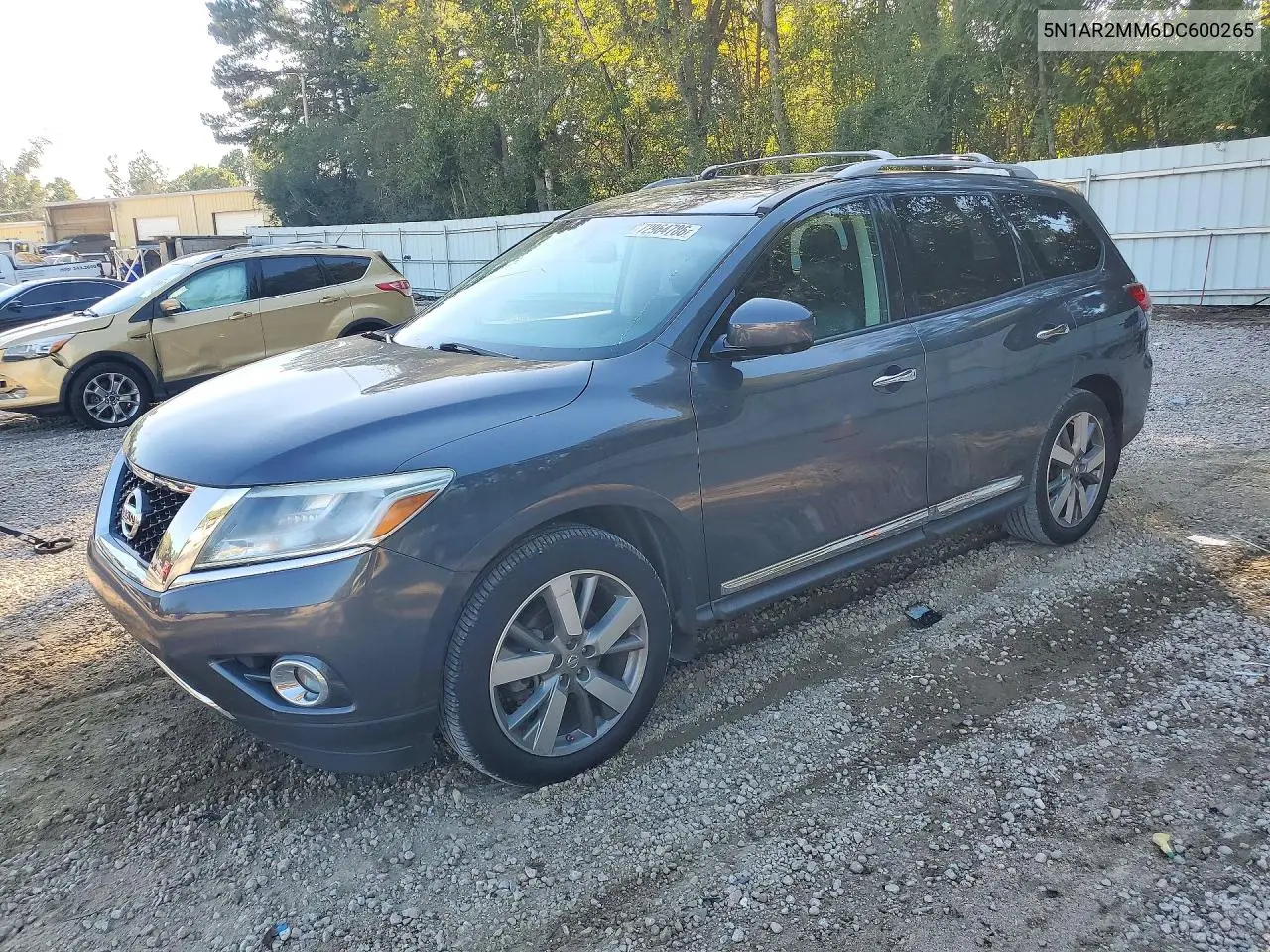 NISSAN PATHFINDER 2013, VIN 5N1AR2MM6DC600265