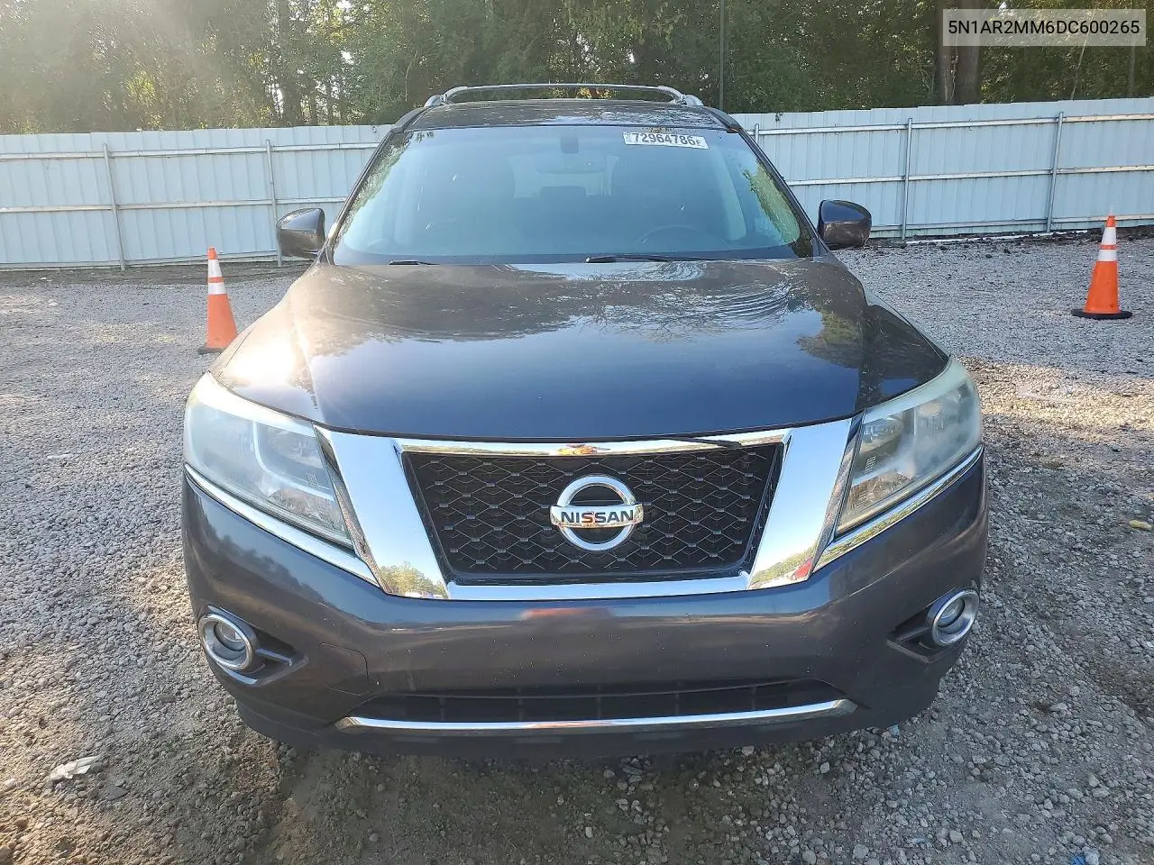2013 NISSAN PATHFINDER VIN 5N1AR2MM6DC600265 — фото 5