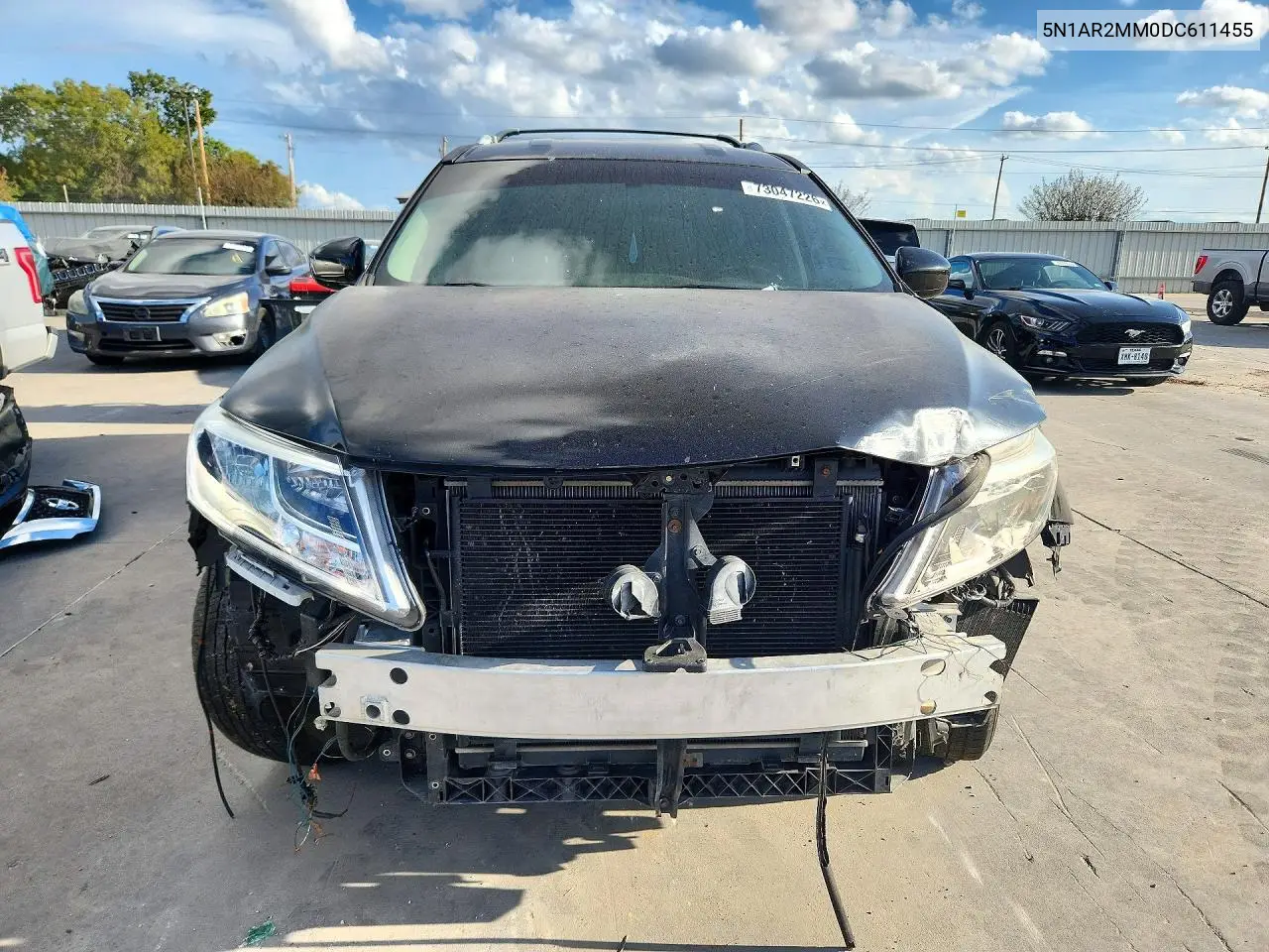 2013 NISSAN PATHFINDER VIN 5N1AR2MM0DC611455 — фото 5