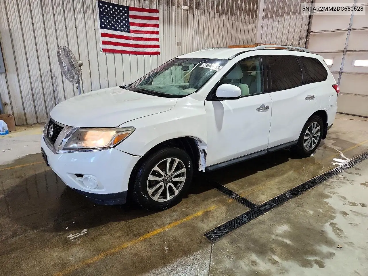NISSAN PATHFINDER 2013, VIN 5N1AR2MM2DC650628