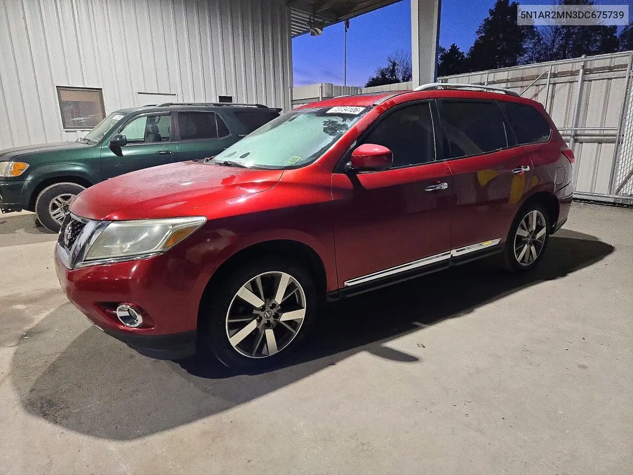 NISSAN PATHFINDER 2013, VIN 5N1AR2MN3DC675739