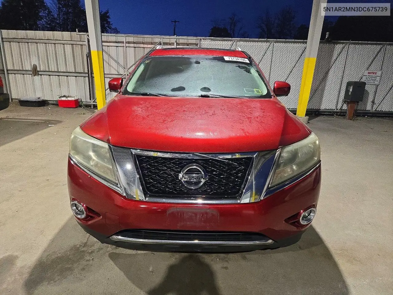 2013 NISSAN PATHFINDER VIN 5N1AR2MN3DC675739 — фото 5