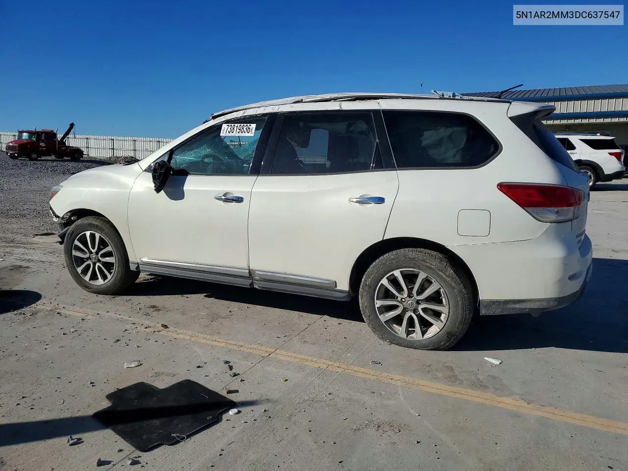 2013 NISSAN PATHFINDER VIN 5N1AR2MM3DC637547 — фото 2