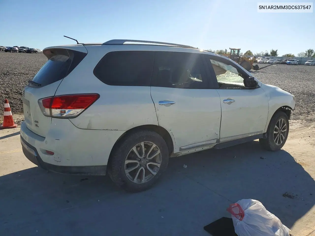 2013 NISSAN PATHFINDER VIN 5N1AR2MM3DC637547 — фото 3