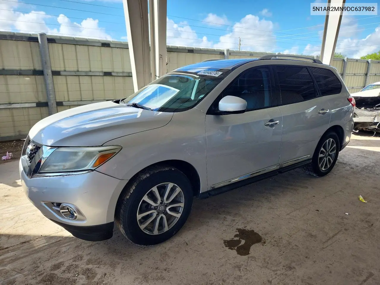 NISSAN PATHFINDER 2013, VIN 5N1AR2MN9DC637982