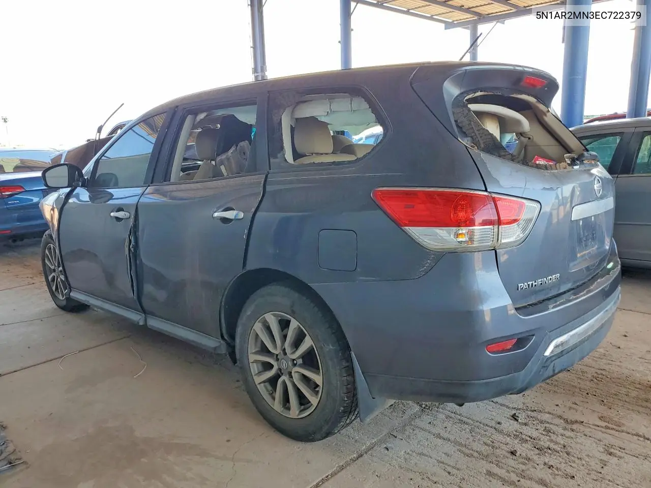 2014 NISSAN PATHFINDER VIN 5N1AR2MN3EC722379 — фото 2