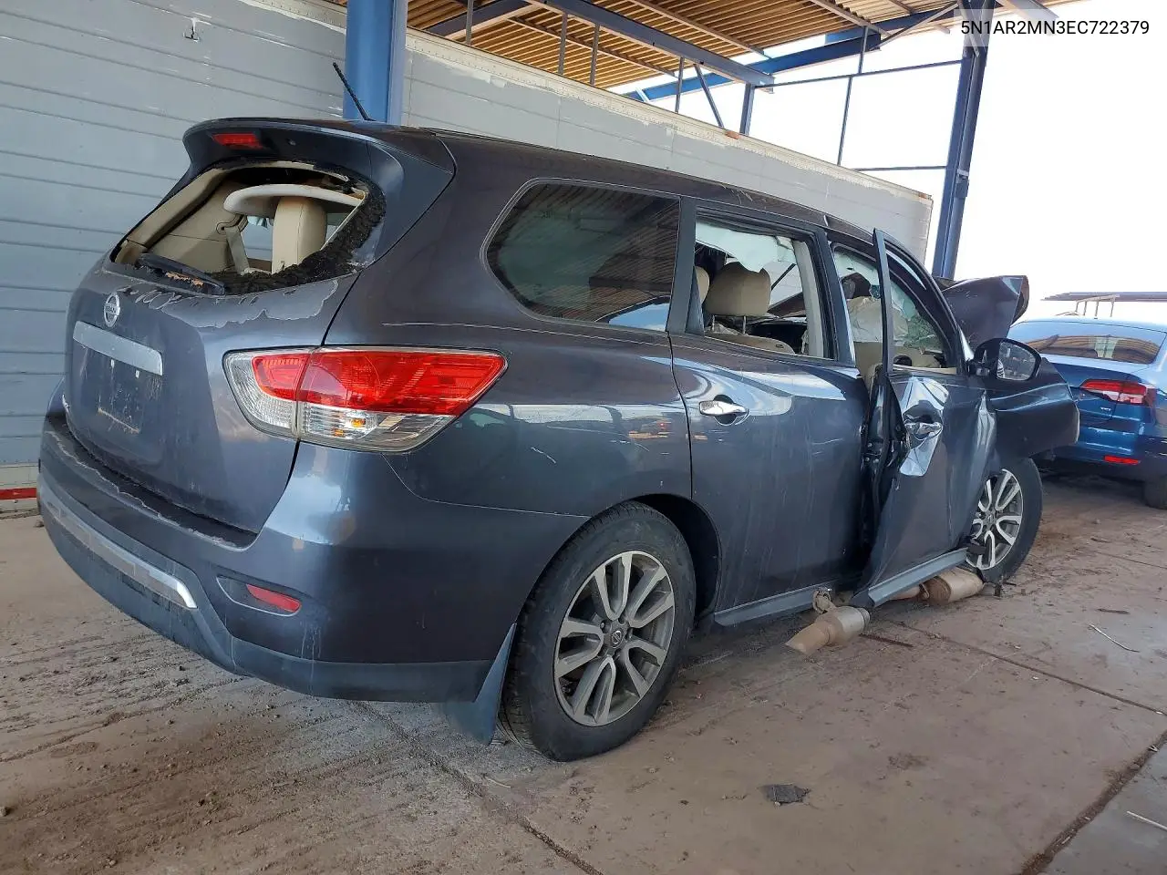 2014 NISSAN PATHFINDER VIN 5N1AR2MN3EC722379 — фото 3