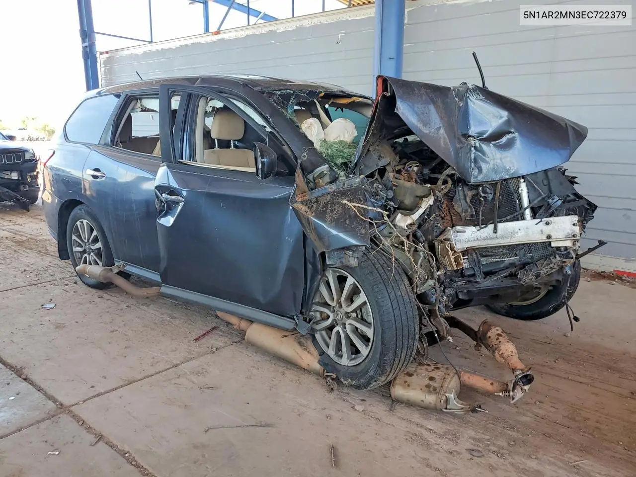 2014 NISSAN PATHFINDER VIN 5N1AR2MN3EC722379 — фото 4