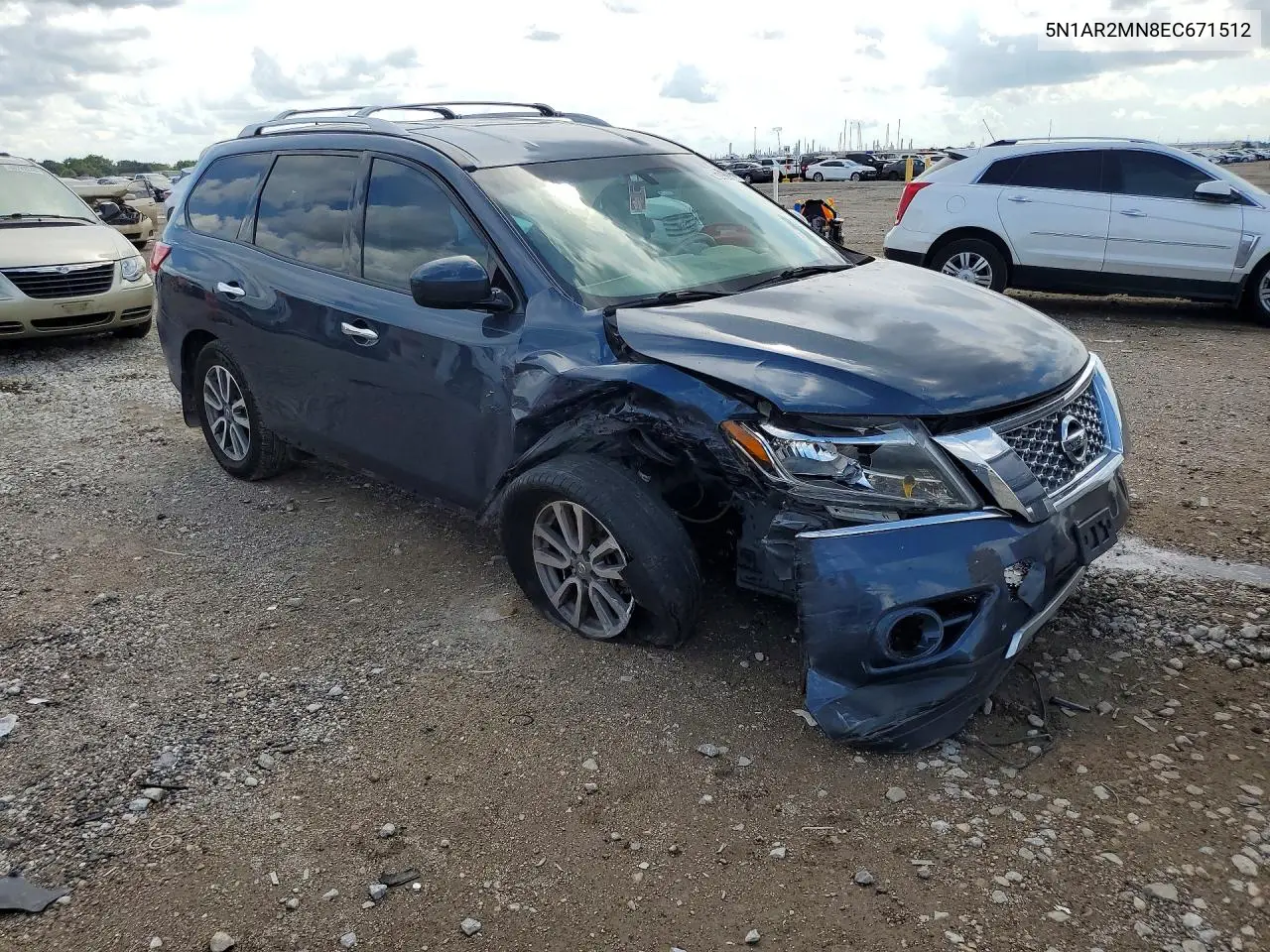 2014 NISSAN PATHFINDER VIN 5N1AR2MN8EC671512 — фото 4