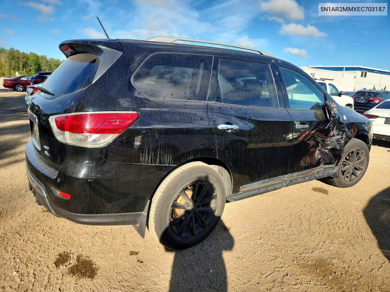 2014 NISSAN PATHFINDER VIN 5N1AR2MMXEC703187 — фото 3