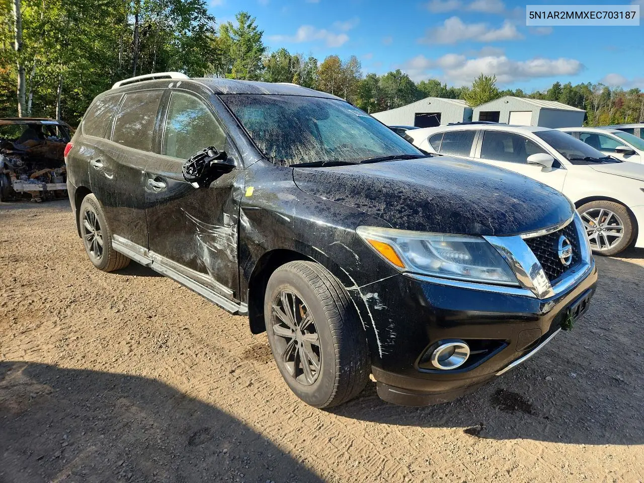 2014 NISSAN PATHFINDER VIN 5N1AR2MMXEC703187 — фото 4