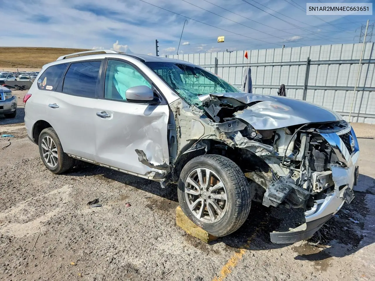2014 NISSAN PATHFINDER VIN 5N1AR2MN4EC663651 — фото 4