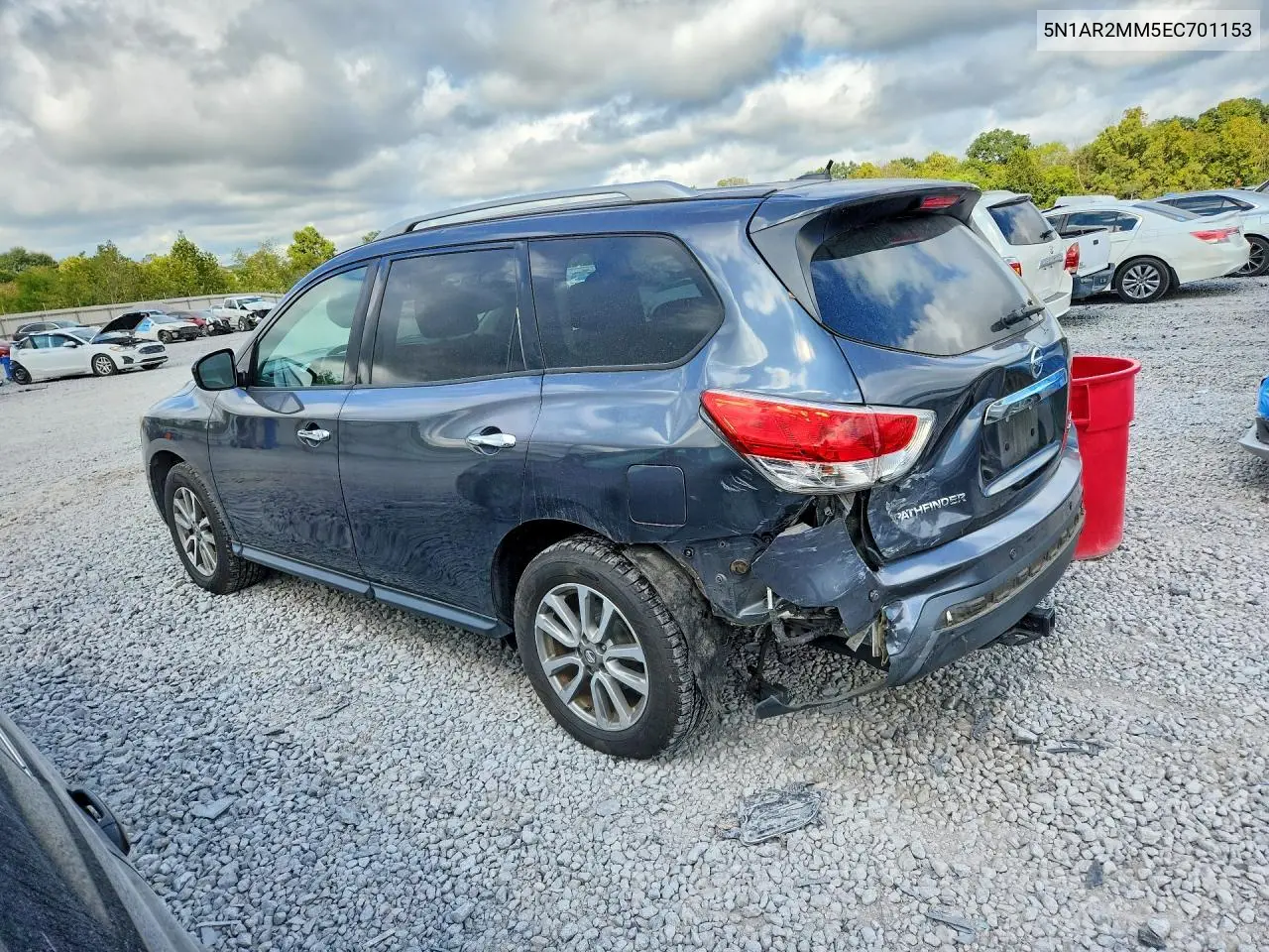 2014 NISSAN PATHFINDER VIN 5N1AR2MM5EC701153 — фото 2