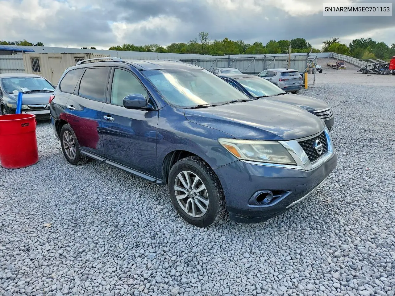 2014 NISSAN PATHFINDER VIN 5N1AR2MM5EC701153 — фото 4