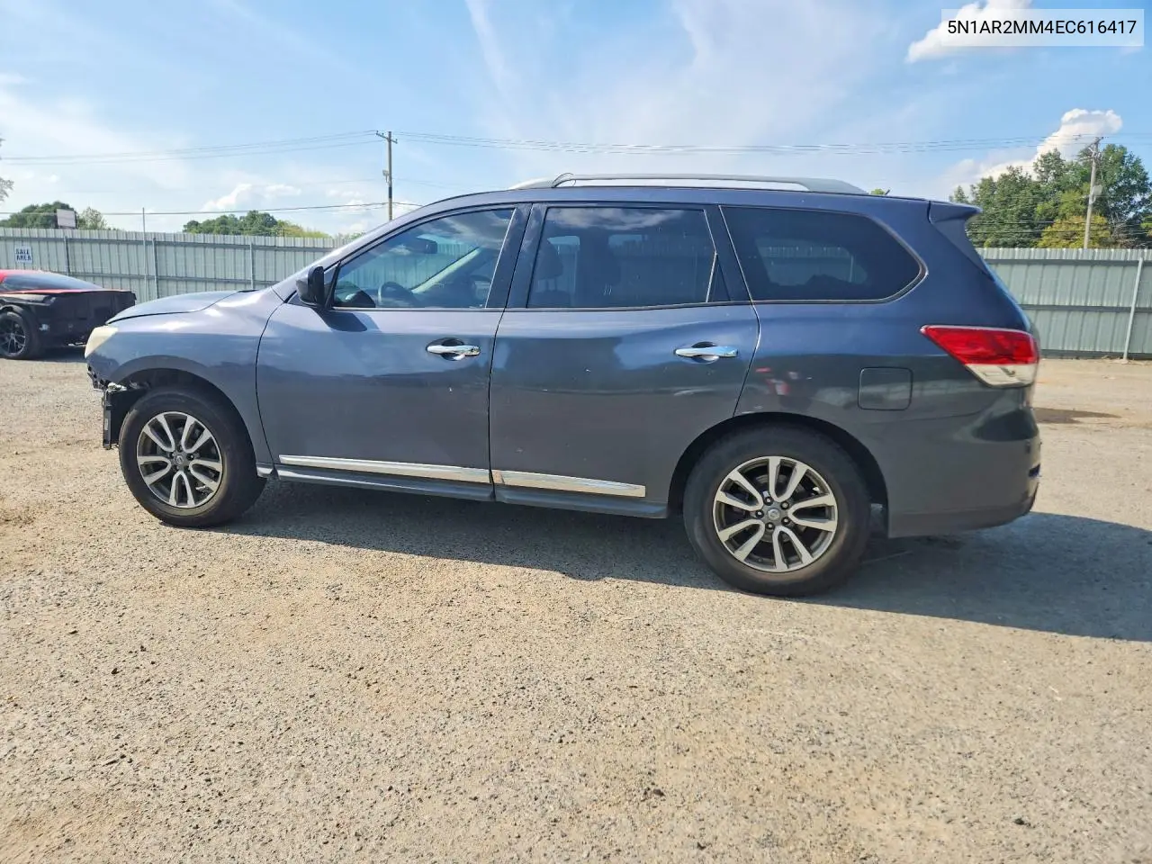 2014 NISSAN PATHFINDER VIN 5N1AR2MM4EC616417 — фото 2