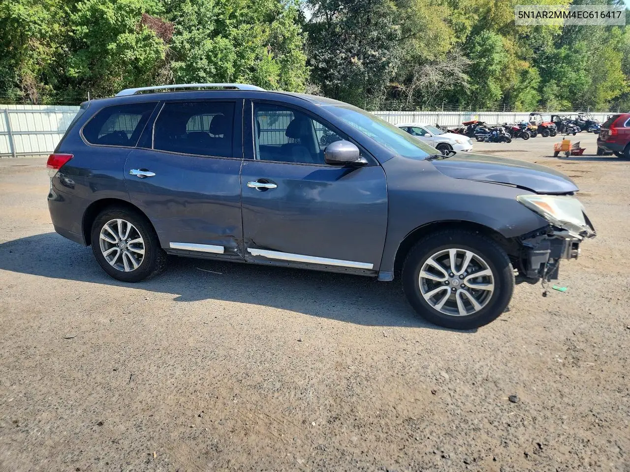 2014 NISSAN PATHFINDER VIN 5N1AR2MM4EC616417 — фото 4