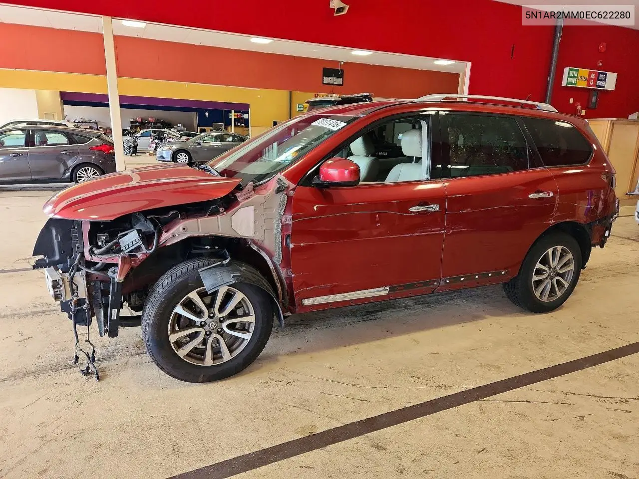 NISSAN PATHFINDER 2014, VIN 5N1AR2MM0EC622280