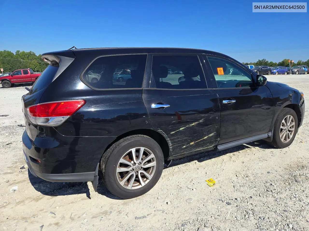 2014 NISSAN PATHFINDER VIN 5N1AR2MNXEC642500 — фото 3