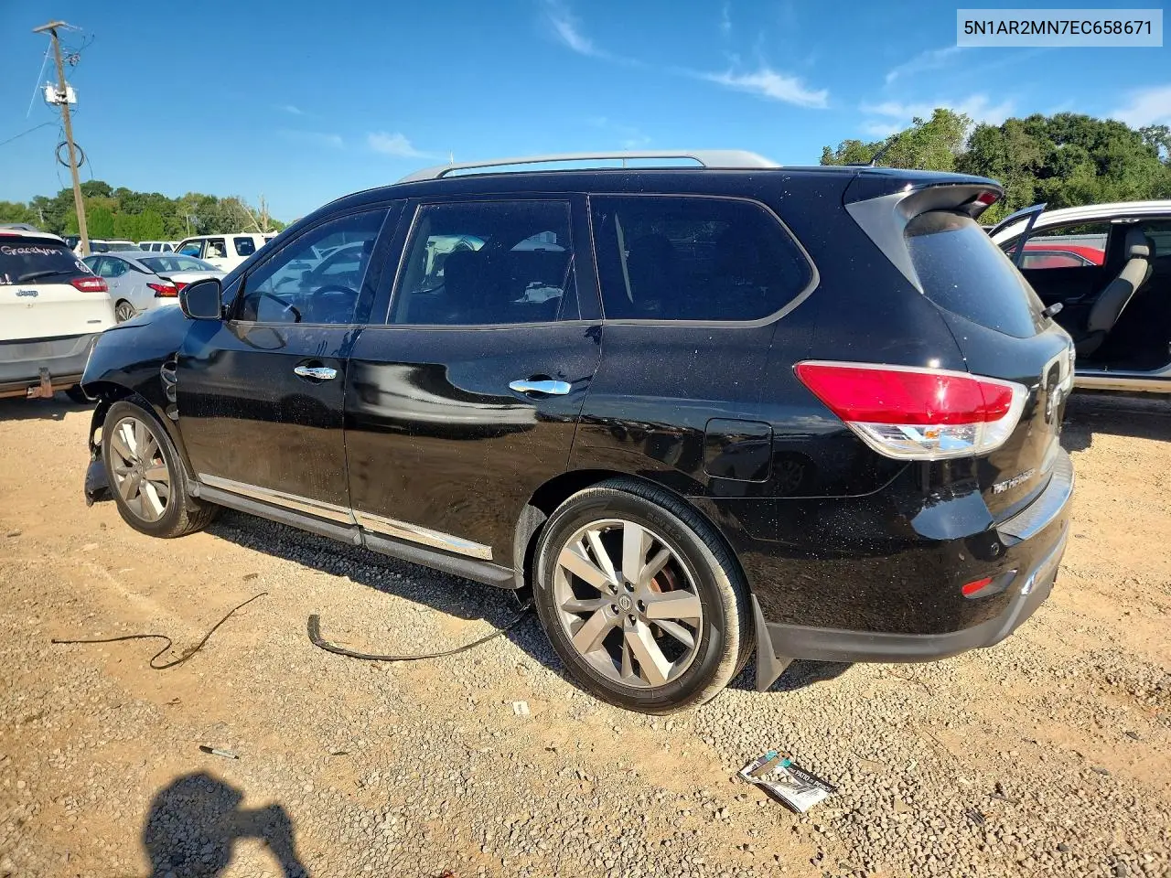2014 NISSAN PATHFINDER VIN 5N1AR2MN7EC658671 — фото 2