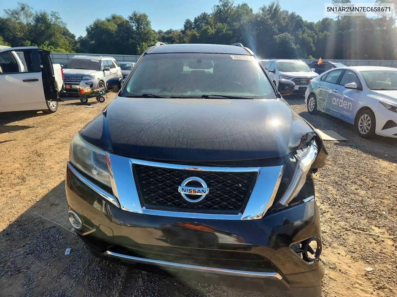 2014 NISSAN PATHFINDER VIN 5N1AR2MN7EC658671 — фото 5