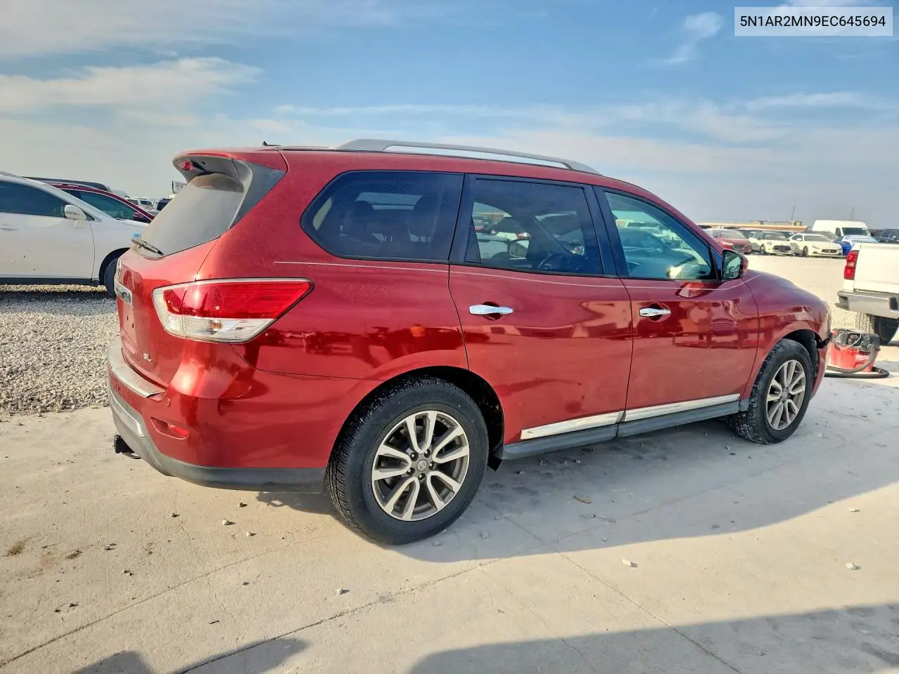 2014 NISSAN PATHFINDER VIN 5N1AR2MN9EC645694 — фото 3