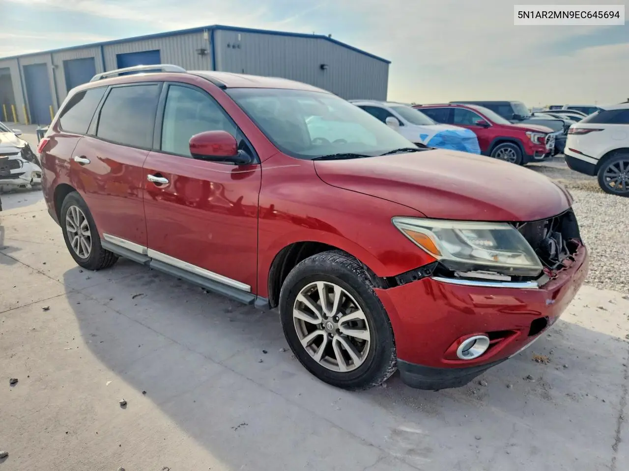 2014 NISSAN PATHFINDER VIN 5N1AR2MN9EC645694 — фото 4