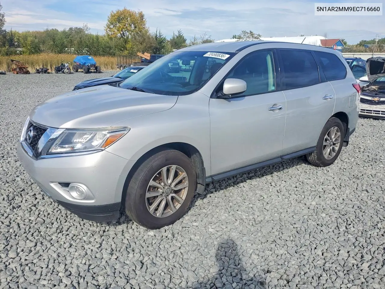 NISSAN PATHFINDER 2014, VIN 5N1AR2MM9EC716660