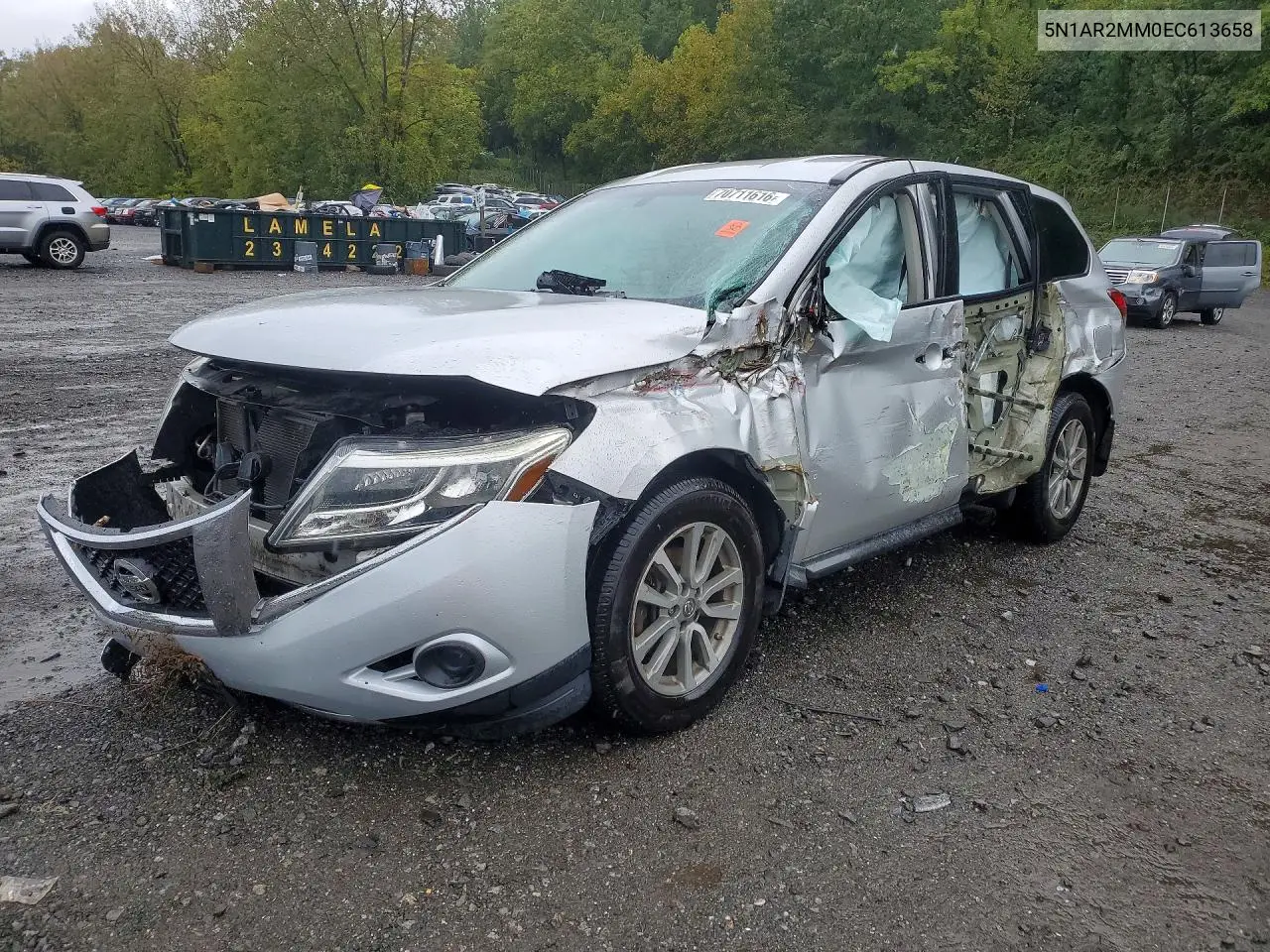 NISSAN PATHFINDER 2014, VIN 5N1AR2MM0EC613658