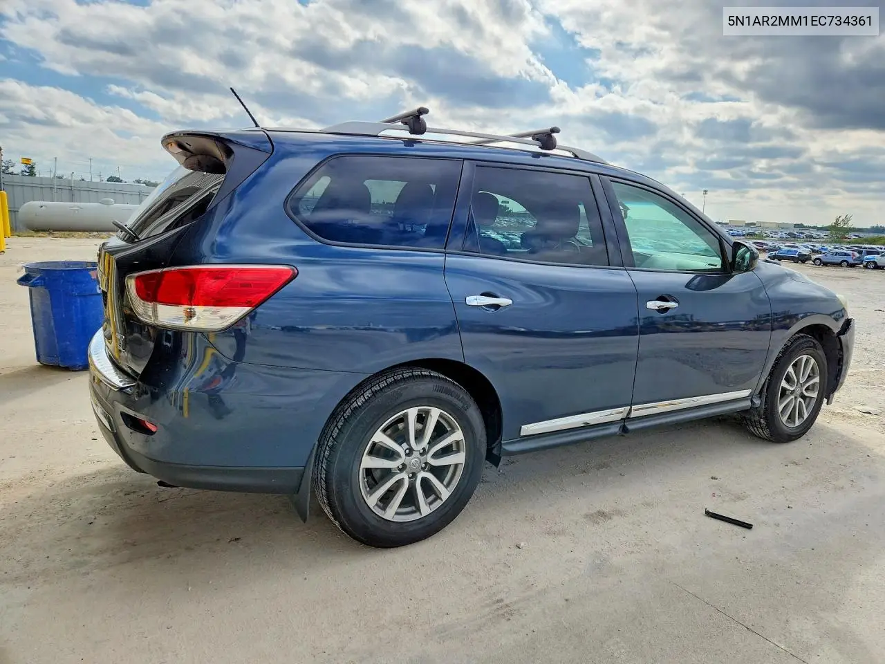 2014 NISSAN PATHFINDER VIN 5N1AR2MM1EC734361 — фото 3