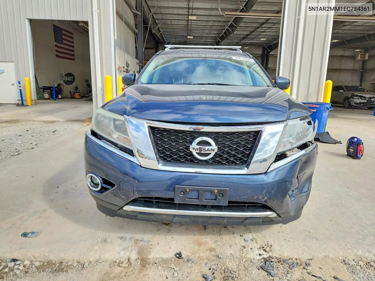 2014 NISSAN PATHFINDER VIN 5N1AR2MM1EC734361 — фото 5