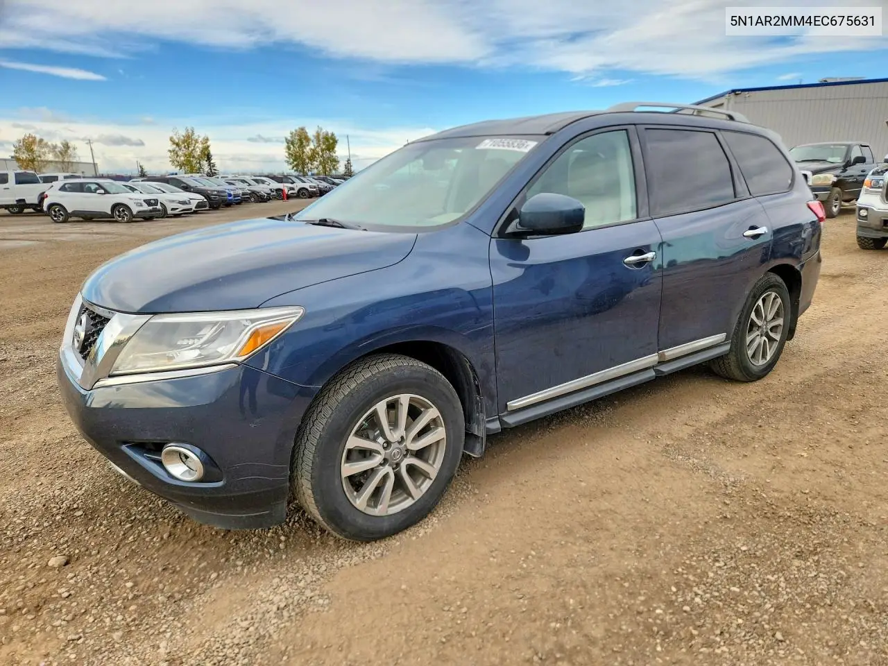 NISSAN PATHFINDER 2014, VIN 5N1AR2MM4EC675631