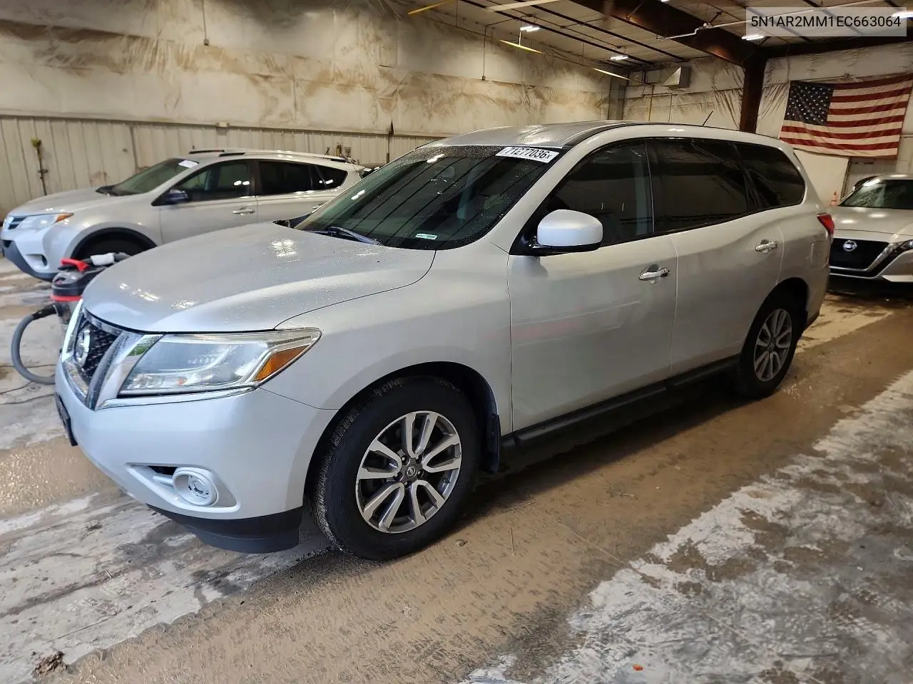 NISSAN PATHFINDER 2014, VIN 5N1AR2MM1EC663064