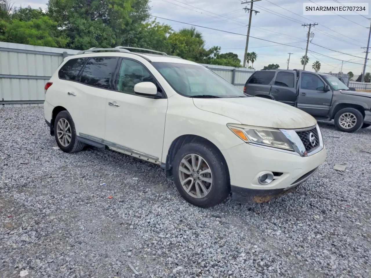 2014 NISSAN PATHFINDER VIN 5N1AR2MN1EC707234 — фото 4