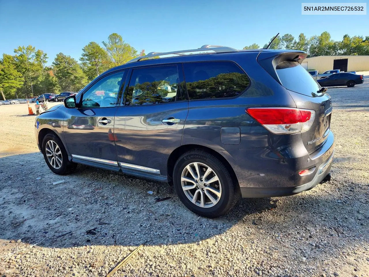 2014 NISSAN PATHFINDER VIN 5N1AR2MN5EC726532 — фото 2