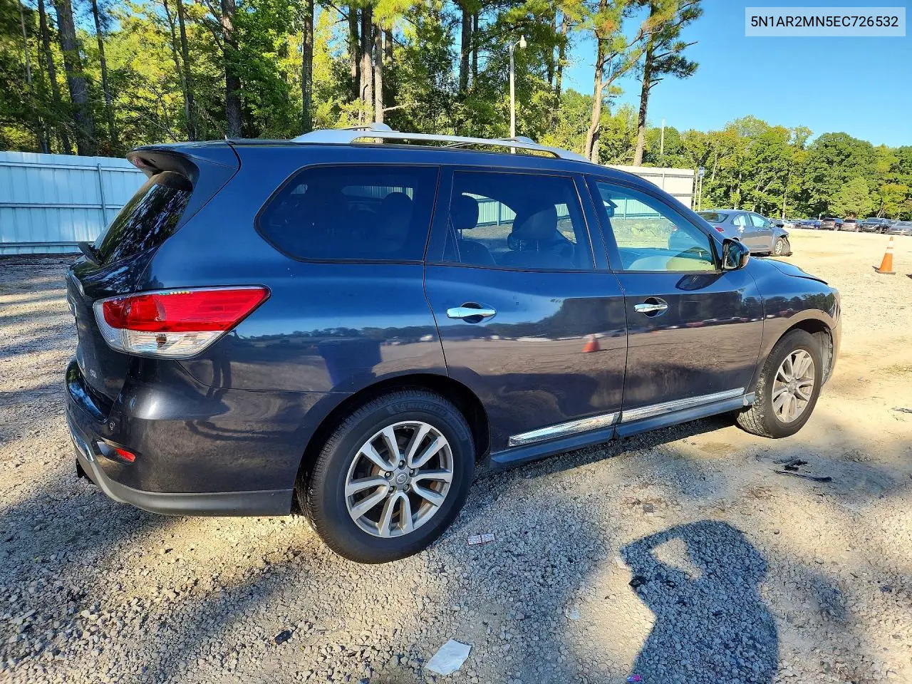 2014 NISSAN PATHFINDER VIN 5N1AR2MN5EC726532 — фото 3